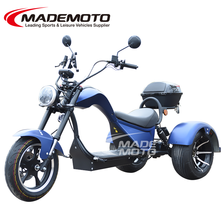 NEW Electric three wheel chopper 3000W shaft drive Cobra 3 wheel Citycoco Electric Scooter